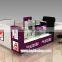 Mall nice nail salon kiosk | nail bar kiosk design | manicure table with nail dust collector for sale