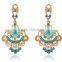 The new speed sell through selling earrings latest fashion pressed flowers hollow earrings