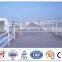 White/black steel horse paddock fence