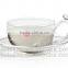 teapot and cups/hand made glass tea set
