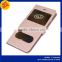 For Iphone 5 lip Over Classic PU leather support stand Case Protector