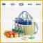 Top Quality Lowest Price Long Strap Shoulder Type Insulated Cooler Bag with Zipper for Fruit, Beverage, Food