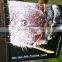 Dye sublimation UV print latex ink direct print display fabric for USA