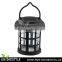 Item No.66282 Plastic Solar Led Lantern White Black Green Ningbo China Solar Outdoor Hanging Light