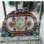 decorative tempered stained glass ceiling dome