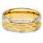 2016OEM Fashion jewelry gold ring designs for men, stainless steel ring with faceted surface