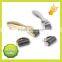Hair Restoration Hair Loss Treatment Stainless Micro Skin Derma Microneedle Face Roller System Roller Golden DRS Derma Rolling System With Medical Grade Facial Microneedle Roller System