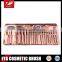 21pcs Professional Makeup Brush Sets,nylon Hair ,wooden Handle and Aluminum Ferrule