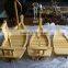 stocked premium wooden sushi boat for sushi serving