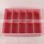 Wholesale Hot Sell Plastic Pink Multifunctional 10 Interlayers Storage Box With Ild