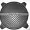 antique cast iron griddle plate/ pan, cast iron baking pan