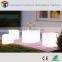 Led cube/40cm wireless RGBW color change illuminated led cube chair