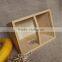 FSC high quality handmade decorative small wooden basket with handle