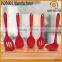 BPA free 5-piece durable easy cleaning kitchenware cooking tools silicone baking utensil set