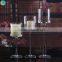 Cross Woven Design Frosted Glass Votive Holder White