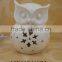 owl figurine decorative ceramic table lamp wholesale