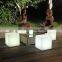 Modern Furniure 16 Colour Light Waterproof LED Furniture 40 cm LED Glowing Cube Chair