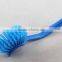 Plastic long handle pan brush with square head,cleaning brush, dish brush-3129