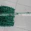 Low price green color barbed wire for construction