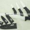 Eco-Friendly Black Color Handle Pure Ceramic Knives Set 2017