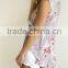 wholesale sublimation products 95% Rayon 5% Spandex Lightweight Floral Sleeveless Babydoll Tank Women Summer Blouses