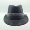 Blank Black Top Cap , Formal Hat For Man , Wedding Hat With Leater