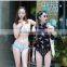 Three pieces women sexy swiming clothing sets beach wear summer