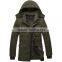 MSW0033 The British men's winter clothing wholesale autumn long cotton men's slim thick coat collar windbreaker male models