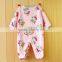 newborn baby Spring and Autumn fleece long-sleeved harness jumpsuit pure cotton clothes