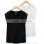 European and American style summer new fashion V neck perspective women chiffon,chiffon fabric