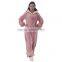 women coral fleece onesie adult ,jumpsuit