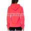 Women long raglan sleeves freece hoodie wholesale female plain black hoodie