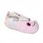 Smile face pattern summer baby girl's shoes