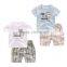 Wholesale exporting european baby boy clothing sets kids sport clothes