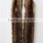 100% Modacrylic Women's Long Faux Fur Pull Through Scarf