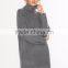 2017 New Design Turtle Neck Girls Sweater Dress