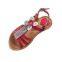 Fashion Girls Ankle Strap Sandals Flip Flops Flat Shoes