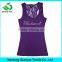 Maid of Honor Bling Tank Top Women Cotton Lace Vest Rhinestone