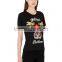 New Womens Cotton Silk Screen Printed T-Shirt Customize Ladies O neck Short Sleeve Printed T Shirts