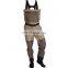 2017 New design fishing wader suit with 100% waterproof breathable feature