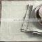 stone washed pure linen napkins/placemat with dot hemstitch in many colors