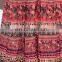 Sex Plus Size Coral Pink Ethnic Floral Print Babydoll Boho Ankle Maxi Sun Dress