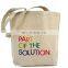 Wholesale recyclable cotton shopping bag/Fashion reusable eco-friendly cheap cotton tote bag