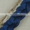 New Products bule with gold lurex braided ribbon