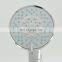 High quality round plated waterfall portable hand shower head