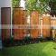 corten steel decorative metal screen used for garden landscape