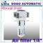 Pneumatic air filter OF series Manual drain and Auto drain