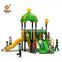 Amusement park attractive children's outdoor garden slide playground equipment