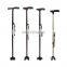 Aluminum adjustable walking portable elderly disabled medical arm walking cane  with led light