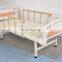 Single Cranks Folding Medical Clinic Metal Adjustable Manual Nursing Patient Hospital Bed